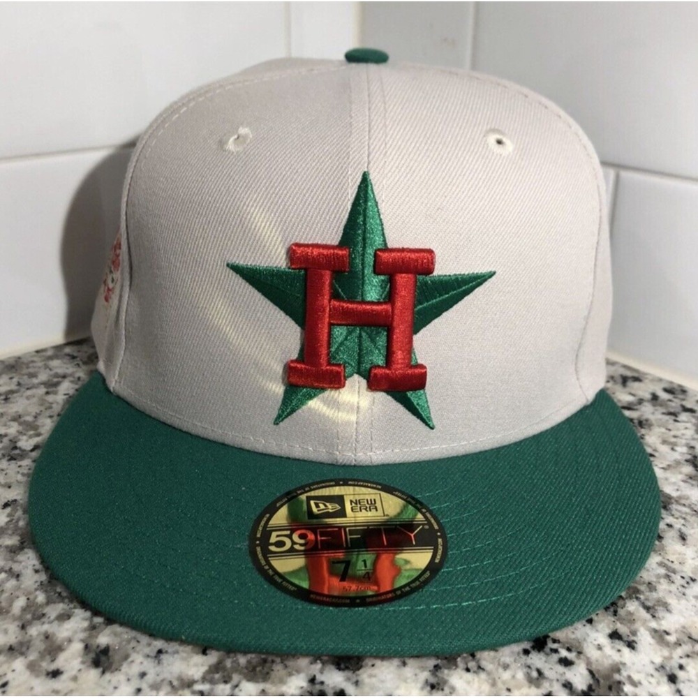 New Era Houston Astros 1986 Astrodome Hops Edition 59FIFTY Fitted Hat Size 7 1/4